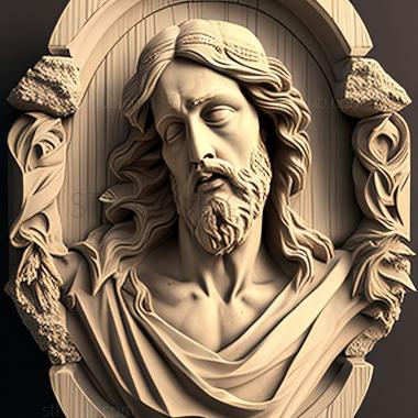 3D model st jesus (STL)